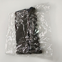 Sac de rangement pour siège de voiture en PP noir 25x20cm avec support adhésif, boîte de rangement suspendue pour l'intérieur de la voiture