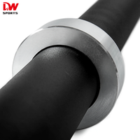 DW SPORTS Barre de musculation ergonomique antidérapante en acier de 62 pouces pour la maison, les exercices de poussée de hanche et les accessoires de gym – Vente en gros