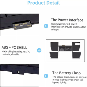 <span class=keywords><strong>Batterie</strong></span> de remplacement pour MacBook A1527 8/9/10/12 pouces, version début 2015/2016 mi 2017, <span class=keywords><strong>prix</strong></span> d'usine, batteries numériques - Product Image 3