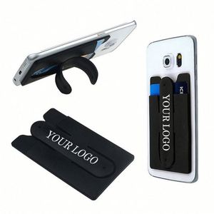 Funda de Silicona Personalizada con Logotipo para Teléfono Inteligente, Soporte para Tarjetas, Cartera para Celular con Soporte para Teléfono - Product Image 2