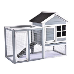 <span class=keywords><strong>Cages</strong></span> modernes d'extérieur pour petits animaux, en bois, pour lapins et hamsters, avec plateau coulissant, écologiques et imperméables - Product Image 3