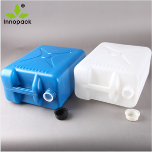 Bouteille d'eau HDPE rose jus 5l en plastique 2 litres carafe rectangulaire de 5 litres jerrican avec pompe - Product Image 4