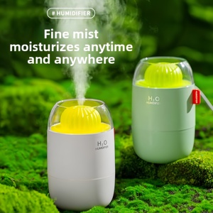 Humidificateur d'air et diffuseur de parfum en gros avec veilleuse, idéal pour le bureau et l'hôtel, alimentation USB, capacité 280 ml, portable - Product Image 3