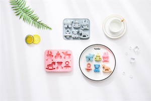 Baby Theme Design Nonstick Silicone <b>Cake</b> <b>Molds</b> Food-Grade Reusable Cute Silicone Magnetic Chocolate Candy & Ice DIY <b>Mold</b> - Product Image 2