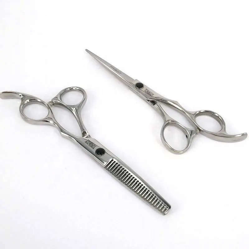 Парикмахерские ножницы, двойные ножницы, дизайнерские фирменные салонные парикмахерские инструменты