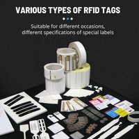 New Product UV Eas Clothing UHF Industry RFID 125Khz Sticker Bullet Flag Chip Sew Tag Adhesive Labels Made Vinyl Computer
