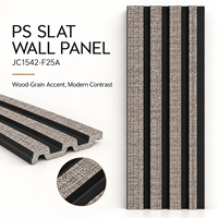 Panneaux de moulures murales PS avec finition bois élégante pour une décoration intérieure classique
