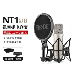 Micrófono de condensador <span class=keywords><strong>NT1</strong></span> 5TH Diafragma grande para grabación de voz Doblaje K Canciones Transmisión de radio en vivo - Product Image 2