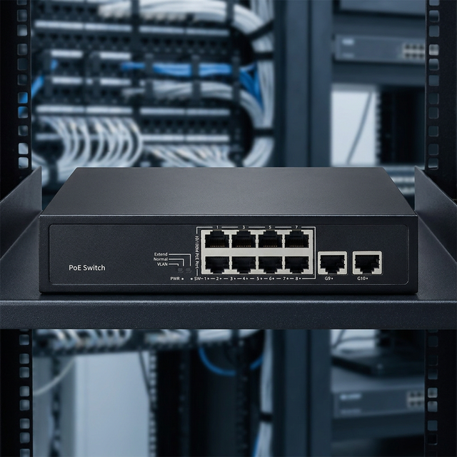 5 Years Warranty Switch Poe 8 Port 120w Standard PoE IEEE802.3af/at