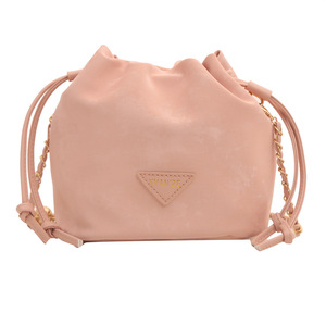 Petits sacs à bandoulière à chaîne pour femmes haut de gamme Sacs à bandoulière et seau populaires avec motif de couleur unie - Product Image 6
