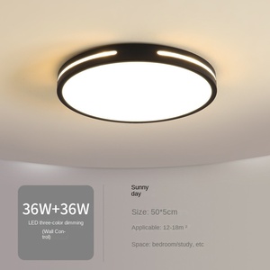 Plafonnier LED moderne nordique concepteur créatif pour la décoration d'hôtel et de cuisine de bureau à domicile 4000K-6000K IP44 Base en métal - Product Image 5