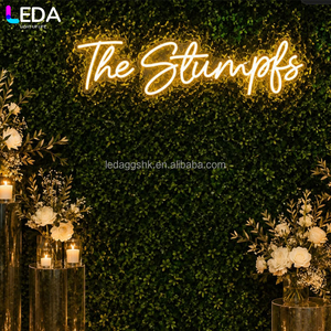 LEDA Décoration personnalisée pour événements et fêtes, enseigne néon en acrylique, panneau lumineux transparent LED pour mariage - Product Image 4