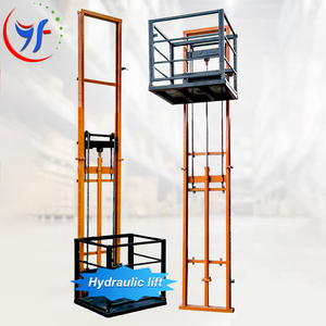 6-10M montacarichi cargo elevatore prezzo, magazzino a parete utilizzato materiale piattaforma di sollevamento per la costruzione - Product Image 1