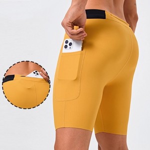 Pantalones Cortos de Compresión para <span class=keywords><strong>Hombre</strong></span>, Nylon Spandex, Ajustados, Sólidos, para Gimnasio, <span class=keywords><strong>Ciclismo</strong></span> Activo, Correr, Mallas Deportivas hasta la Rodilla - Product Image 1