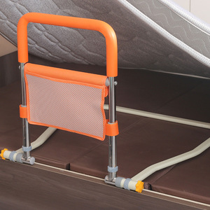 Hua Ren Bedside Handrail Height Adjustable Orange Safety <b>Rail</b> For Elderly Disabled Pregnant No Drilling Required - Product Image 3