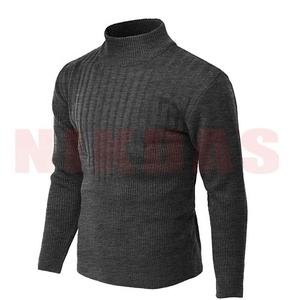 Cuello alto negro y azul, hecho a la moda, a la venta - Product Image 2