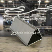 Support de menu triangulaire en métal de haute qualité et pratique de la chine avec une plaque de métal lourd à l'intérieur