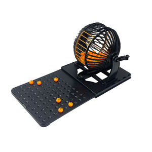 モール活動シェーカーミニビンゴマシン家族飲みゲーム子供用パズルゲームビンゴマーカーカードアクセサリー - Product Image 6