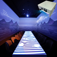 Maßgeschneidertes Immersives Interaktives Projektionsraumsystem für Restaurant Ausstellungshalle 3D-Mapping Bewegungssensor-Spiellösung