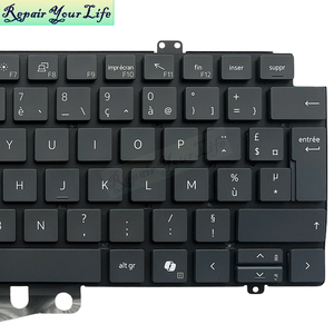 Clavier d'ordinateur portable rétroéclairé français pour Dell Pro 14 <span class=keywords><strong>Plus</strong></span> PB14250 0DX92M, version AI, nouveau, noir, disposition <span class=keywords><strong>AZERTY</strong></span> - Product Image 4