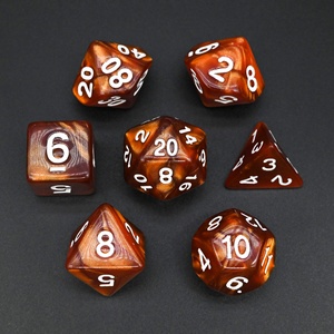 Venta al por mayor <span class=keywords><strong>de</strong></span> fábrica: Juego <span class=keywords><strong>de</strong></span> dados poliédricos <span class=keywords><strong>de</strong></span> un solo color con patrón <span class=keywords><strong>de</strong></span> mármol, dados acrílicos para juegos <span class=keywords><strong>de</strong></span> rol <span class=keywords><strong>DND</strong></span> y juegos <span class=keywords><strong>de</strong></span> mesa. - Product Image 5