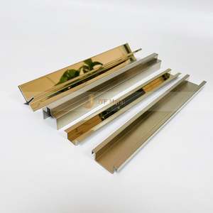 Stainless Steel Shower Tile Edge Trim <b>Corner</b> Guard for Apartment-Durable & Waterproof - Product Image 2