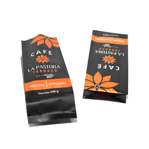 ถุงใส่กระดาษเมลาร์กระดาษคราฟท์พิมพ์ลายแบบกำหนดเองขนาด12ออนซ์มีช่องซิปสำหรับใส่กาแฟผงเมล็ดกาแฟสำหรับใช้ในอาหาร - Product Image 3