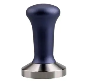New Barista Coffee Tamper Flat Stainless Steel Base Espresso Hand Tamper