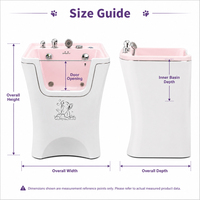 Équipement de lavage pour animaux de compagnie, système de désinfection à l'ozone pour une hygiène complète