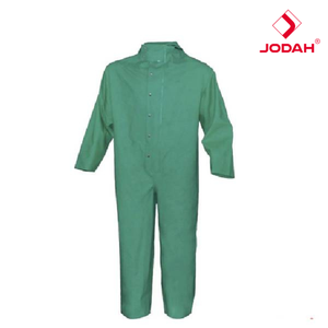 Corrosion Resistant Chemical Protective PVC-coated Polyester <b>Full</b> <b>Body</b> Coverall Loose Fit for Cleanroom Use Level D Protection - Product Image 5