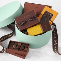 Boîte à chocolats rondes personnalisées avec logo, finition brillante, gaufrage, recyclable, coffret cadeau de luxe vide pour chocolats