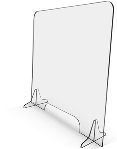 Acrylique Protecteur D'écran Plexiglas Barrière Diviseur Bouclier Portable Verre Manucure <span class=keywords><strong>Salon</strong></span> Garde Post Perspex Écrans Clairs - Product Image 4