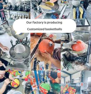 Taille 1, petite balle <span class=keywords><strong>de</strong></span> <span class=keywords><strong>basket</strong></span> en caoutchouc pour enfants, boule avec logo personnalisé - Product Image 6