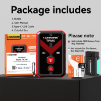 Herramienta de Activación de Sensores TPMS para Automóviles KONNWEI TK100, 315/433MHz, Bluetooth