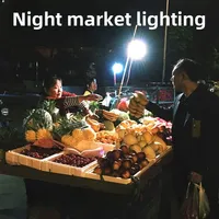 2 lampes LED rechargeables DC, portables, à fixation rapide, pour intérieur/extérieur, d'urgence, clignotantes, pour barbecue, tente, camping