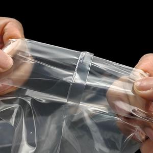 Sac en plastique portable transparent PE pour l'emballage de desserts alimentaires boissons café - Product Image 3
