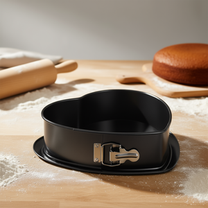 พิมพ์เค้กหัวใจ 7 ซม. 26 ซม. สีดำ แบบถอดก้นได้ - Product Image 3