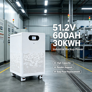 แบตเตอรี่เก็บพลังงานแสงอาทิตย์ ESG 51.2V 600Ah 30KWh พร้อมระบบตรวจสอบผ่าน WiFi ง่ายต่อการเปลี่ยนฟิวส์ และระบบ Smart BMS สำหรับสำรองไฟ - Product Image 4