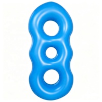 Tube gonflable bleu de qualité stable pour 3 personnes pour parc aquatique et divertissement nautique