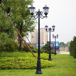 Outdoor Garden Lamp <b>Post</b> Brass LED Warm White Glass Shade IP66 AC 220V 10-Year Warranty 10000H Motion Sensor <b>Solar</b> Powered 144 - Product Image 5