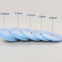 Pita Perekat Transparan Profesional Biru Baru Dua Sisi untuk Ekstensi Rambut 0.8/1/36 Yard Perekat untuk Wig Depan Remy