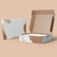 Emballage postal écologique durable personnalisé, boîte d'expédition en carton ondulé pour vêtements, impression couleur, Cajas De Carton Para Empaque