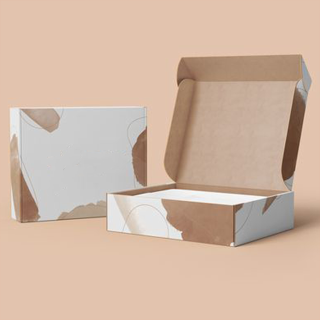 Custom Sustainable Eco Friendly Postal Packaging Corrugated Shipping Box for Garment Color Printing Cajas De Carton Para Empaque