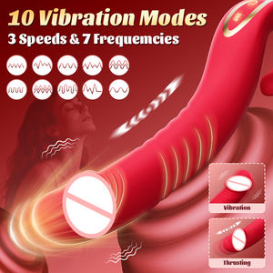 नए डिल्डो वांड वाइब्रेटर जी-स्पॉट 10 आवृत्तियों टेलीस्कोपिक मोड यूएसबी चुंबकीय चार्जिंग आईपी महिलाओं के लिए - Product Image 3