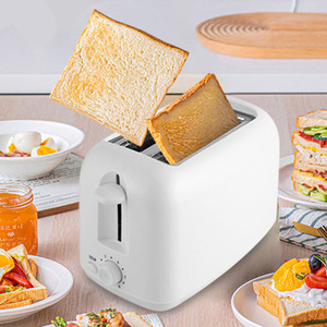 2023 Portable Mini Breakfast Toaster Automatic Removable Bread Crumb Tray Toaster 6 Modes 2 Slice Bread Maker Toaster <strong>Ding</strong>