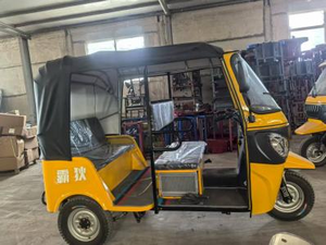 Tricycle adulte Tuk Tuk <span class=keywords><strong>Taxi</strong></span> à carrosserie fermée, cargo motorisé, 4 places - Product Image 6