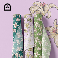 Tissu en coton floral Topoints pour robes, impression numérique, motifs personnalisés AFA