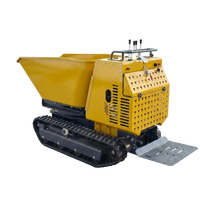 Briggs Motor Mini-Raupendumper Selbstladender Hydraulischer Kleiner Muldenkipper für Garten, Landwirtschaft und Outdoor-Arbeitsbedingungen