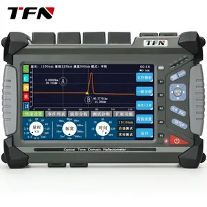 TFN-Probador de fibra óptica OTDR, dispositivo de medición de fibra óptica SM 42/40dB 160KM, reflectómetro personalizado