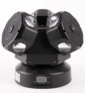 Luces DJ con Efecto Ojos de Abeja LED, Estroboscópicas DMX, Láser para Discoteca, Navidad, Efecto de Luz Móvil, Iluminación de Escenario DMX - Product Image 1